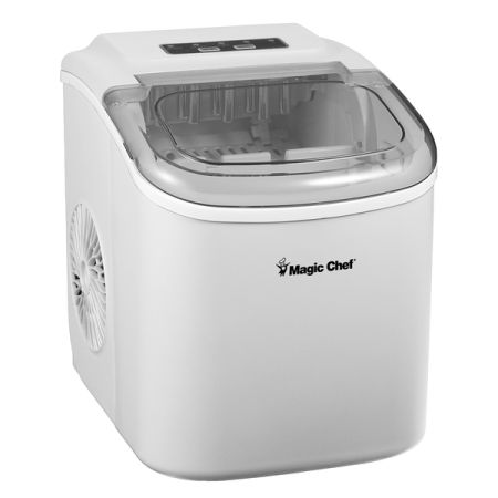 MAGIC CHEF(R) MCIM27W 27LB PRT CNTR ICE MKR WHT
